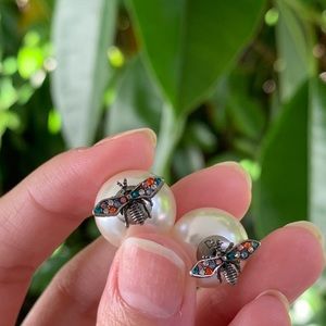 Dior Tribale Pearl Earrings